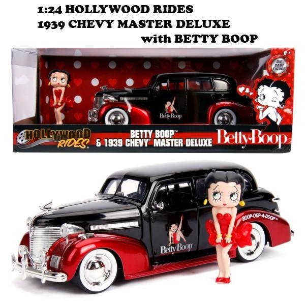 ベティブープBettyBoop1939 Chevy Master Deluxe BETTY BOOP（ベティ ブープ） JADA TOYS 1:24 Hollywood Rides 1939