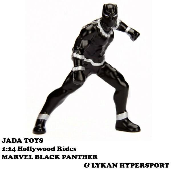 MARVEL  ブラックパンサー Jada ブラックパンサー ミニカー 1/24 JADATOYS ブラックパンサー