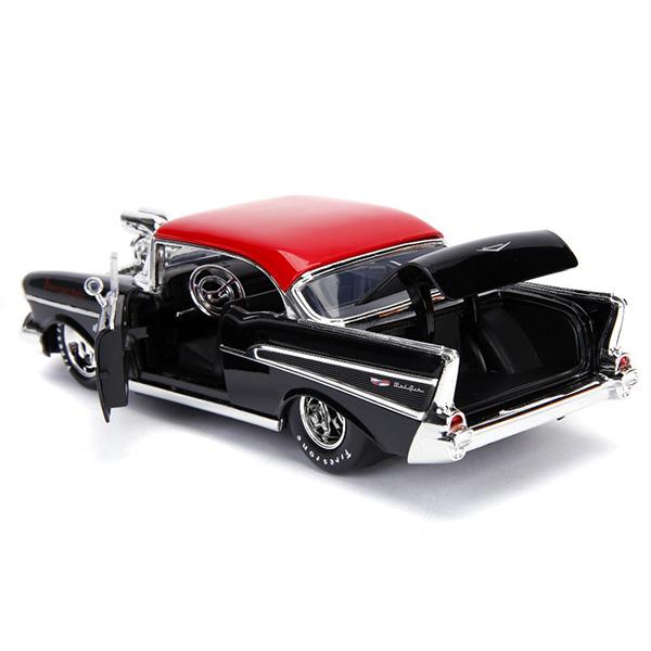 Jada シボレー ベルエア 1957 ミニカー アメ車 1/24 ダイ Jada シボレー ベルエア 1957 ミニカー アメ車 1/24 ダイ