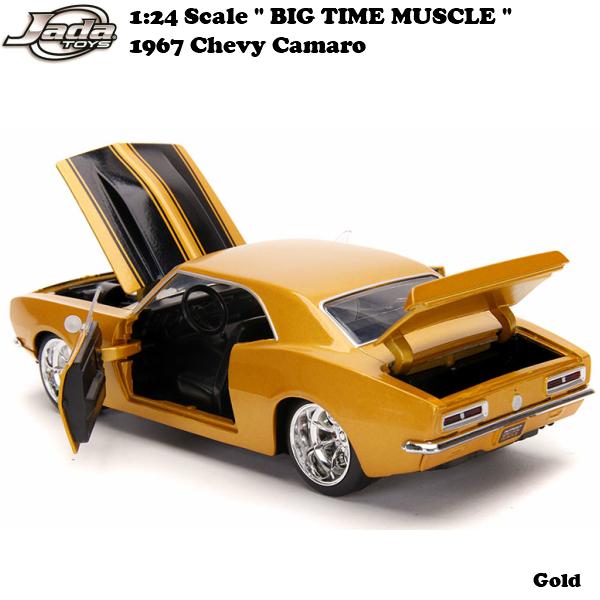 JADATOYS 1/24 BTM  1967 Chevy Camaro  Gold ミニカー シェビー　カマロ　シボレー　ゴールド　アメ車｜funandfunny｜04