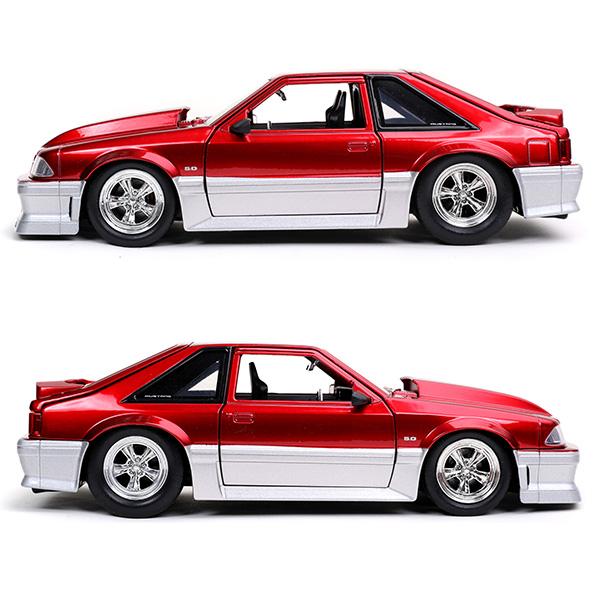 Jada フォード マスタング gt ミニカー アメ車 レッド 1/24 ダイ