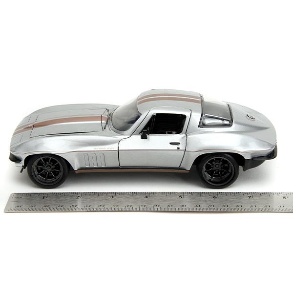 シボレー コルベット 1966 ミニカー アメ車  1/24 ダイキャストカー JADA TOYS 1:24 BTM 1966 Chevrolet Corvette ダイキャスト アメリカン雑貨 アメトイ｜funandfunny｜09