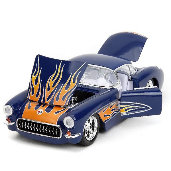 Jada シボレー コルベット 1957 ミニカー アメ車 1/24 JADA TOYS