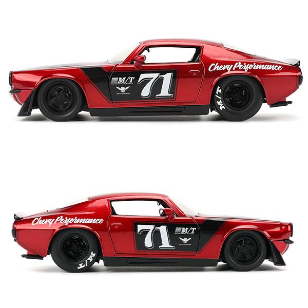 Jada ミニカー アメ車 1971 シボレー カマロ レッド JADATOYS 1:24 BTM