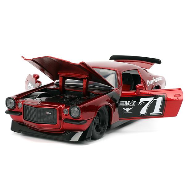 Jada ミニカー アメ車 1971 シボレー カマロ レッド JADATOYS 1:24 BTM