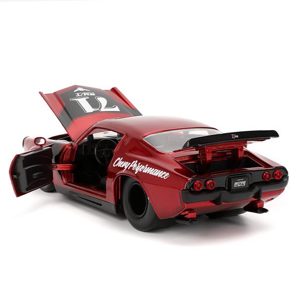 Jada ミニカー アメ車 1971 シボレー カマロ レッド JADATOYS 1:24 BTM