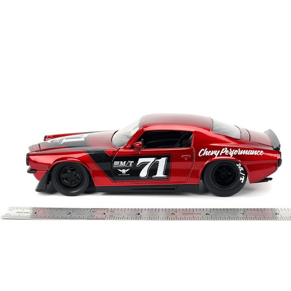 Jada ミニカー アメ車 1971 シボレー カマロ レッド JADATOYS 1:24 BTM