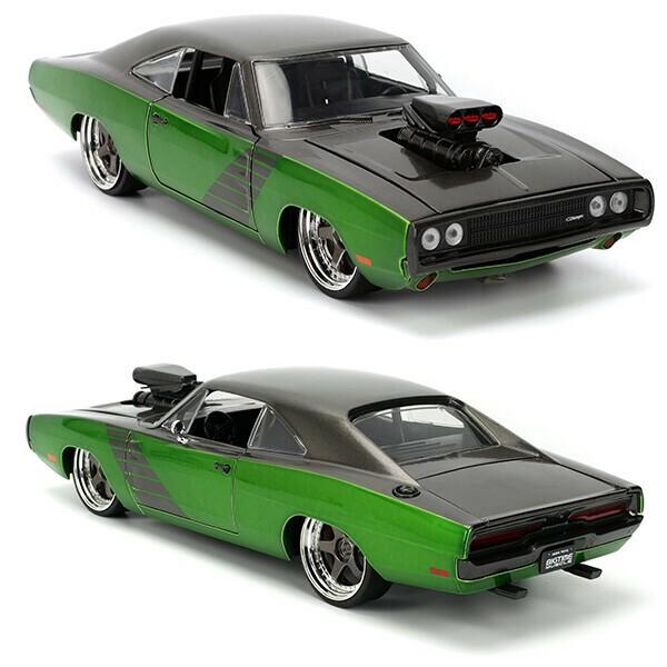 Jada ミニカー アメ車 1970 ダッジ チャージャー ブラック グリーン