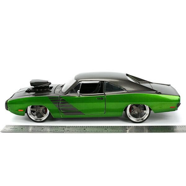 Jada ミニカー アメ車 1970 ダッジ チャージャー ブラック グリーン