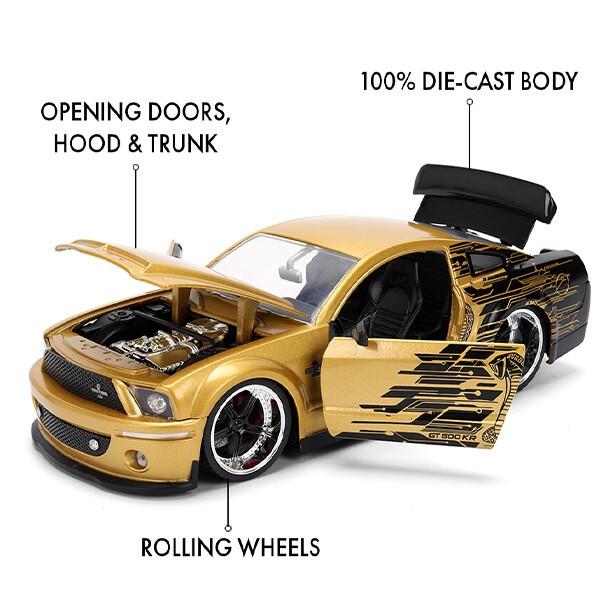 Jada フォード マスタング シェルビー gt500 ミニカー 1/24 アメ車 旧