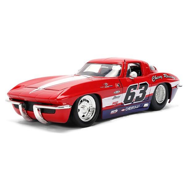 Jada シボレー コルベット 1963 ミニカー 1/24 アメ車 旧車 ダイ