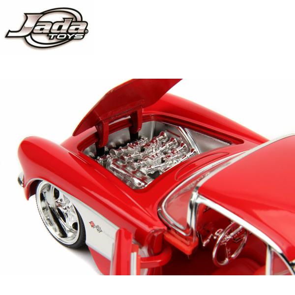 Jada ミニカー 1957 シボレー コルベット アメ車 1：24 JADA TOYS BTM