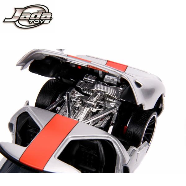 Jada JADATOYS BTM 1/24 2005 Ford GT Candy Siliver ミニカー 箱入り