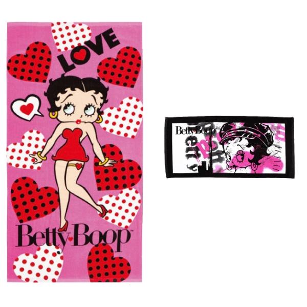 ベティ・ブープ タオルとアクセサリーセット BETTY BOOP（ベティ ブープ） ベティーブープ バスタオル＆フェイス