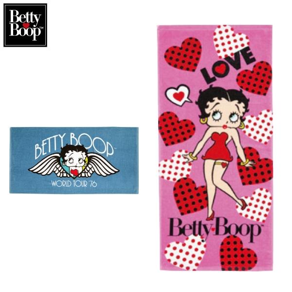 pupupi！ベティちゃん❤タオルはんかち２枚お得セット BETTY BOOP（ベティ ブープ） バスタオル フェイスタオル 2枚 セット