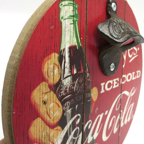 Coca Cola（コカコーラ） 8”ラウンド ボトルキャップ オープナー Coca