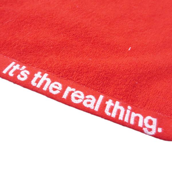 Coca Cola（コカコーラ） ロゴ フェイスタオル コットン100