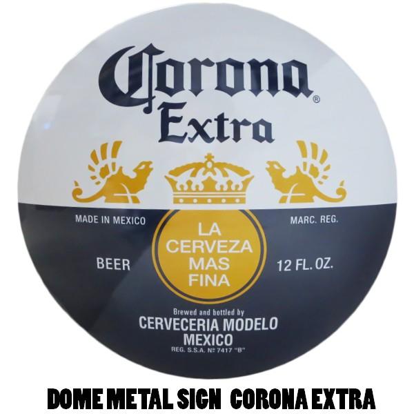 コロナビール 看板 ブリキ看板 CORONA EXTRAドーム型 缶 24本 瓶