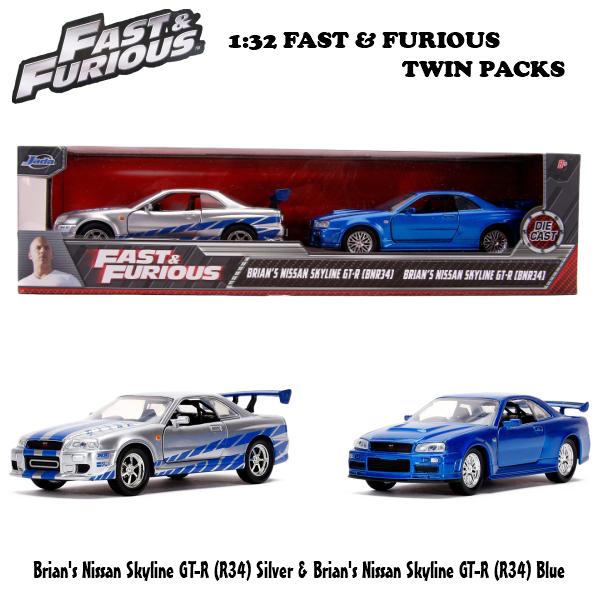 Jada JADATOYS 1/32 ワイルドスピード ダイキャストミニカー ツイン
