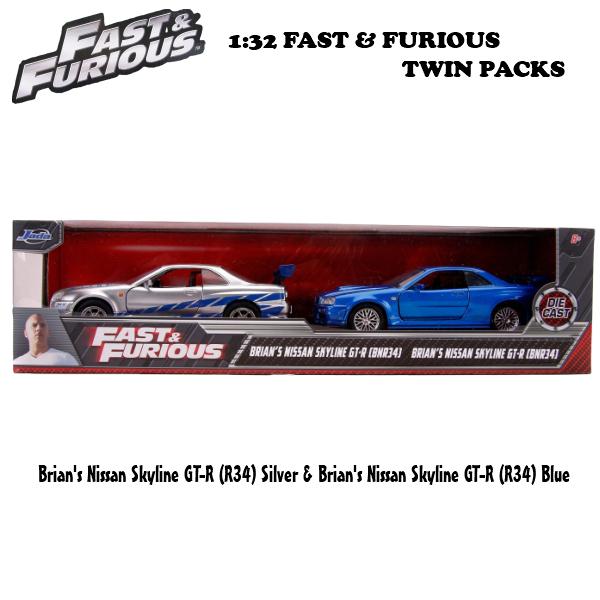 Jada JADATOYS 1/32 ワイルドスピード ダイキャストミニカー ツイン