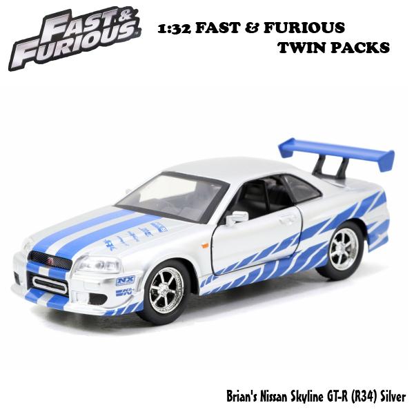 Jada JADATOYS 1/32 ワイルドスピード ダイキャストミニカー ツイン