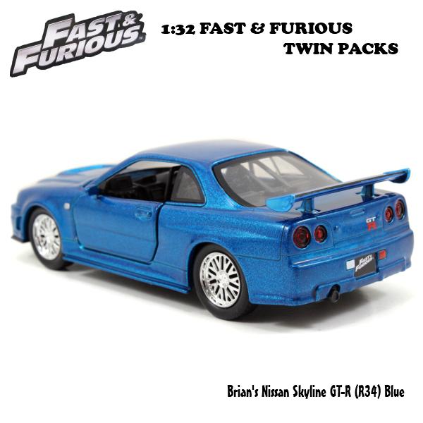 Jada JADATOYS 1/32 ワイルドスピード ダイキャストミニカー ツイン