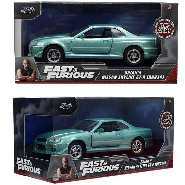 Jada ワイルドスピード ミニカー 1/32 ブライアン 日産 スカイライン