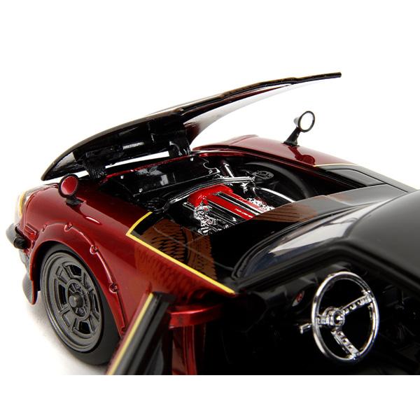 ワイルドスピード ミニカー 1:24 ダットサン 240z JADA TOYS 1972 DATSUN 240Z 1/24 ワイルドスピード グッズ 車 ダイキャストカー ファイヤーブースト｜funandfunny｜10