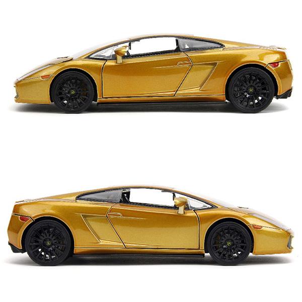 ミニカー 1/24 ワイルドスピード ダイキャストカー ランボルギーニ ガヤルド JADATOYS LAMBORGHINI GALLARDO Candy Gold ファイヤーブースト ワイスピ 車｜funandfunny｜04