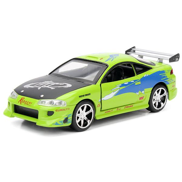 ワイルドスピード ミニカー 1/32 ブライアン 三菱 エクリプス ダイキャストカー jadatoys BRIAN'S MITSUBISHI ECLIPSE 車 おもちゃ 映画 グッズ アメ車｜funandfunny｜02