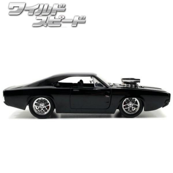 ミニカー 1/24 ワイルドスピード ダイキャストカー ダッジ チャージャー グロス ブラック jada toys DOM DODGE CHARGER R/T GLOSS ワイスピ 車 アメ車｜funandfunny｜03