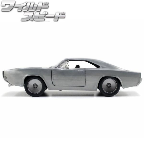 ミニカー 1/24 ワイルドスピード ダイキャストカー ダッジ チャージャー ベアメタル jada toys DOMS 1970 DODGE CHARGER R/T BARE METAL ワイスピ 車 アメ車｜funandfunny｜02