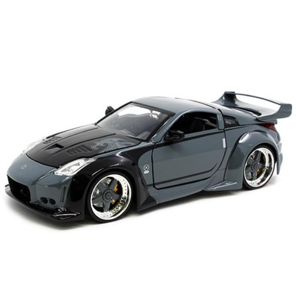 JADATOYS 1/24 ミニカー ワイルドスピード ダイキャストカー ニッサン 350Z ブラック ワイスピ 車 日産 ダイキャストカー アメ車 アメトイ 旧車｜funandfunny｜03