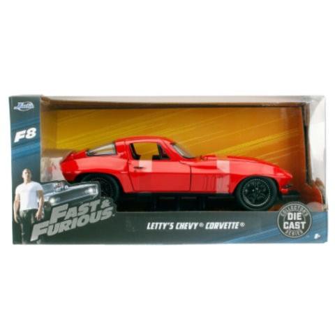 ミニカー 1/24 ワイルドスピード ダイキャストカー シェビー コルベット レッド jada toys Letty Chevy Corvette 送料無料 グッズ ワイスピ ジャダトイズ アメ車｜funandfunny｜07