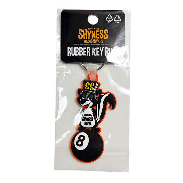 SHYNESS 3D ラバー キーリング アメリカン キャラクター キーホルダー
