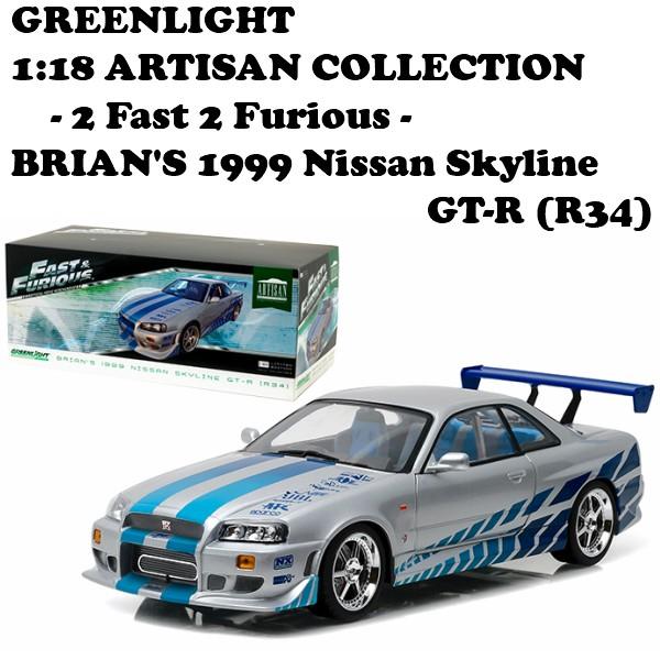 グリーンライト GREENLIGHT 1:18 ワイルドスピード ダイキャストモデル