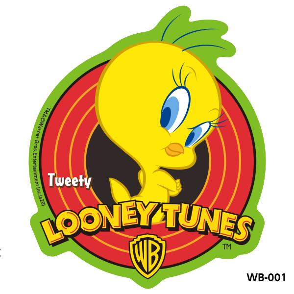 ルーニーテューンズのダイカットステッカー 日本製 サイズ 68x98mm 正規品 トゥイーティー バックス バニー ダフィー ダック ロードランナー Gs Lt 01 Fun Funny 通販 Yahoo ショッピング