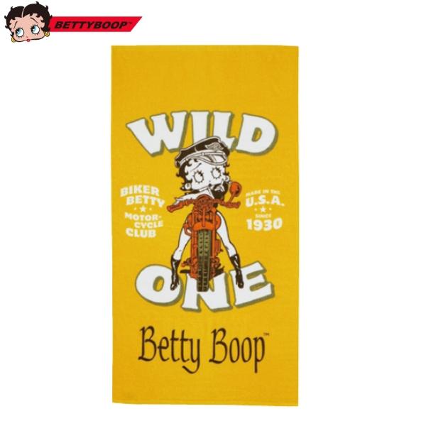 BETTY BOOP（ベティ ブープ） ベティちゃん バスタオル 大判 ワイルド