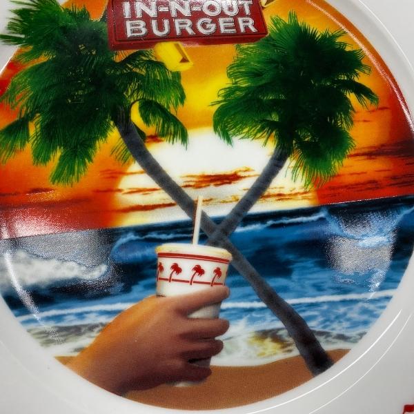 In-N-Out Burger In-N-Out ハンバーガー 2015 飾り皿 インアンドアウト