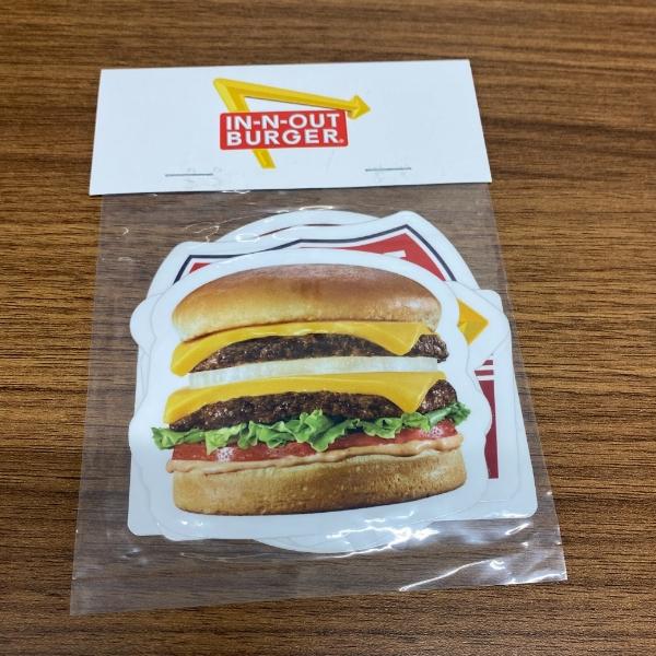 IN-N-OUT BURGER ステッカー 6枚 セット ハンバーガー In-N-Out
