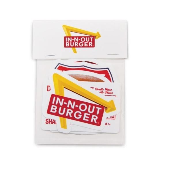 IN-N-OUT BURGER ステッカー 6枚 セット ハンバーガー In-N-Out