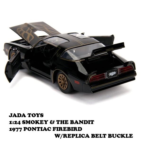 Jada 1:24 SMOKEY & THE BANDIT 1977 PONTIAC FIREBIRD W/REPLICA BELT