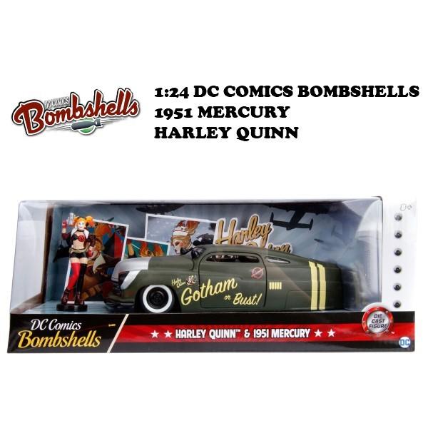 Jada JADATOYS 1/24 ミニカー ハーレイクインフィギア付き ダイ