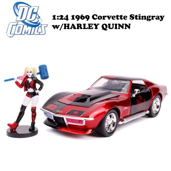 Jada JADATOYS 1/24 ミニカー ハーレイクインフィギア付き ダイ