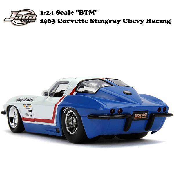 Jada JADATOYS 1/24 BTM 1963 Corvette Stingray Chevy Racing