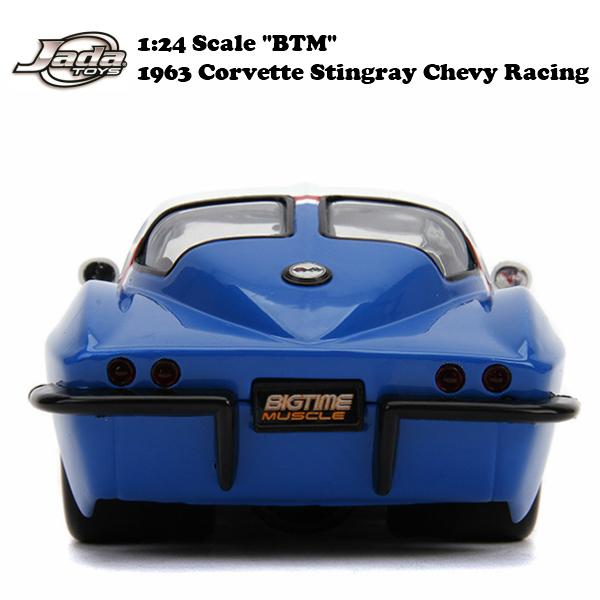 Jada JADATOYS 1/24 BTM 1963 Corvette Stingray Chevy Racing