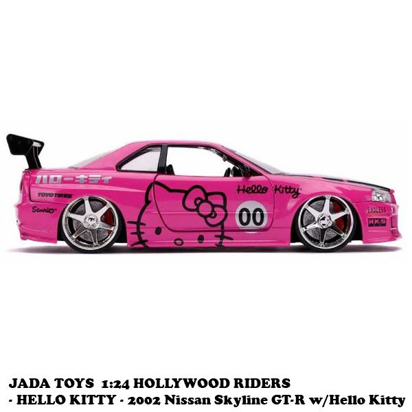 Jada JADATOYS 1/24 ハローキティフィギュア付き日産スカイラインGT-R