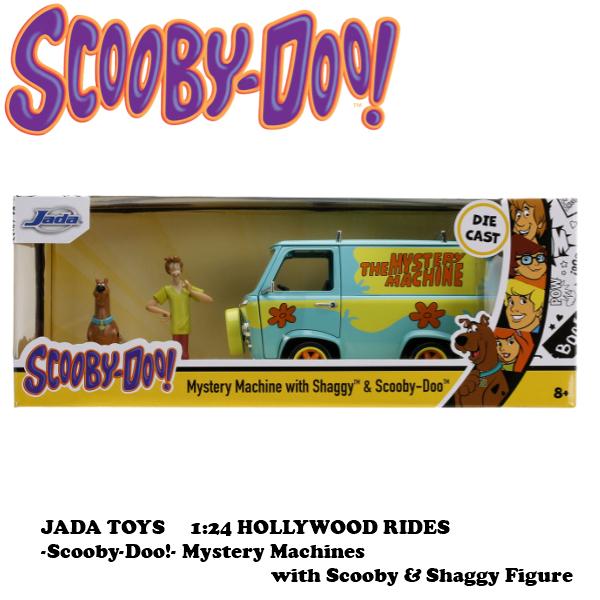 Jada スクービードゥ ミニカー 1/24 ダイキャストカー フィギュア付き