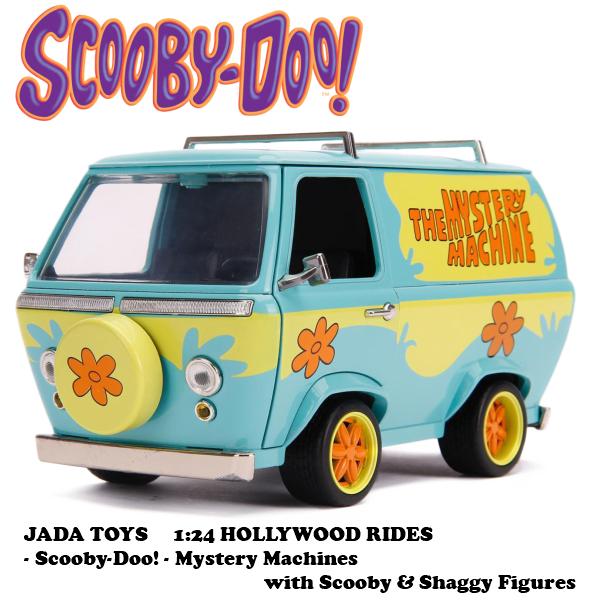 Jada スクービードゥ ミニカー 1/24 ダイキャストカー フィギュア付き