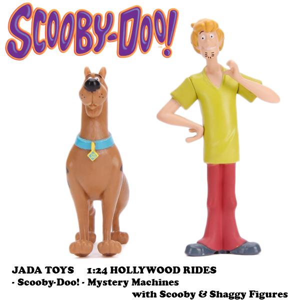 Jada スクービードゥ ミニカー 1/24 ダイキャストカー フィギュア付き